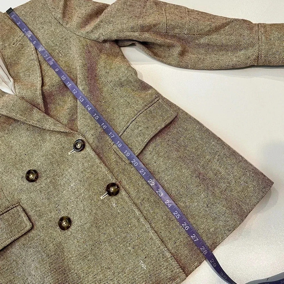 Veronica Beard Pyle wool jacket in camel size 12 - Picture 9 of 10